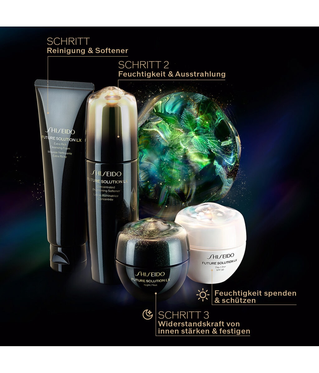 Дневной крем для лица Shiseido Future Solution LX Total Protective Cream SPF 30, сменный блок, 50 мл — фото 6
