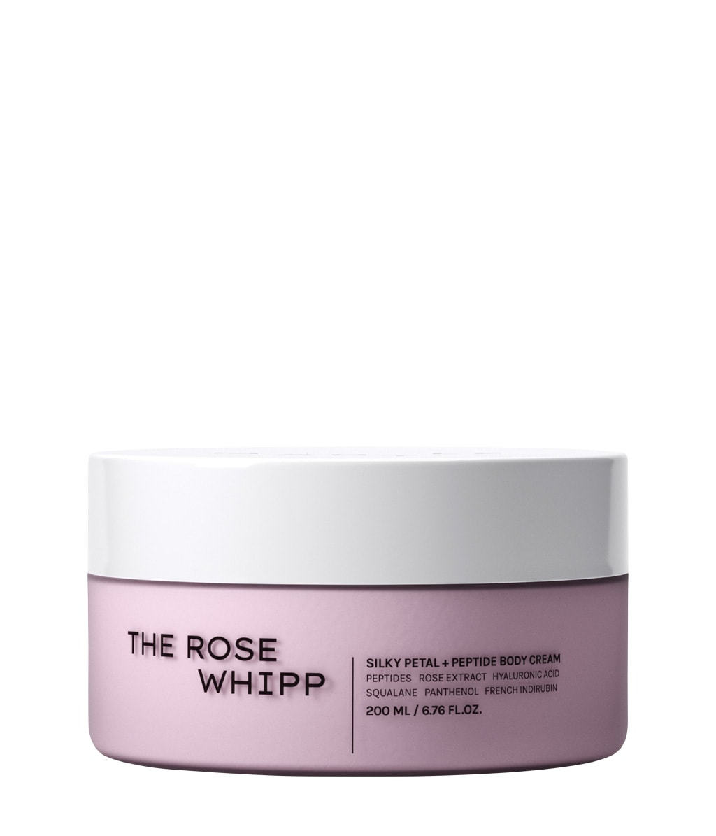 Крем для тела MANTLE The Rose Whipp Silky Petal + Peptide, разглаживающий, с пептидами и гиалуроновой кислотой, 200 мл