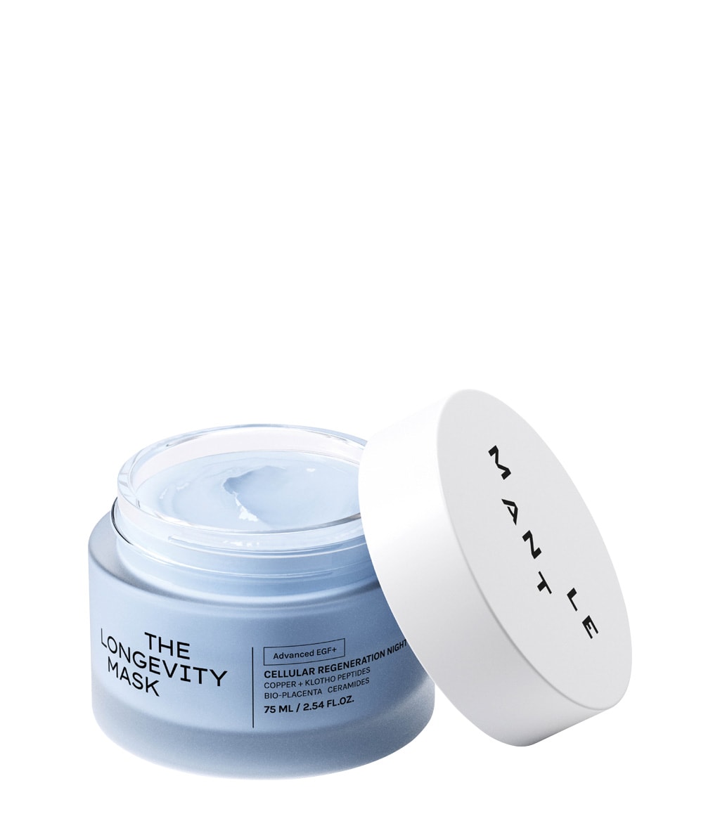 Ночная маска для лица Mantle The Longevity Mask Cellular Regeneration Night Mask, с медными пептидами, 75 мл — фото 2