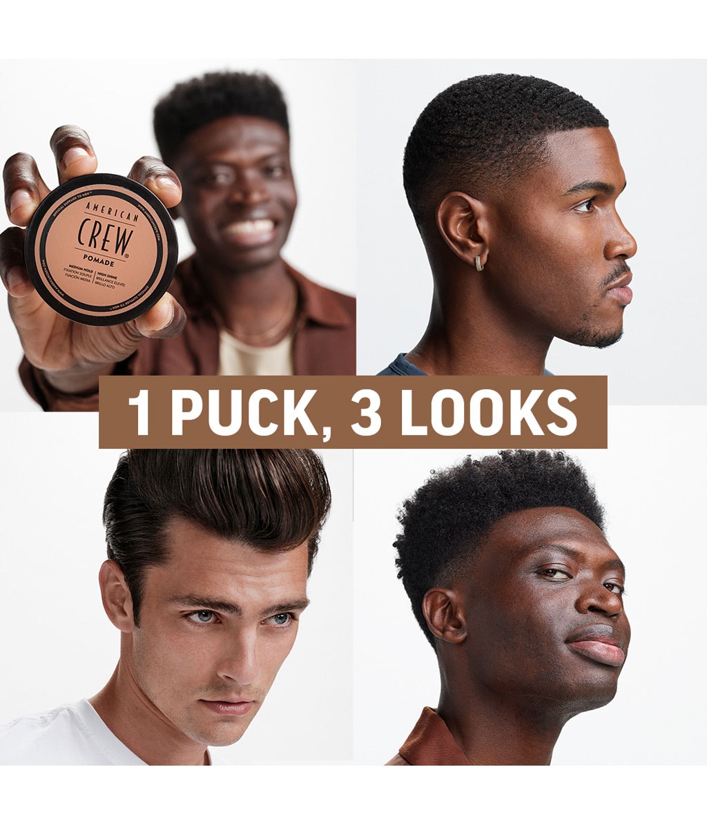 Помада для волос American Crew Pomade, на водной основе, средней фиксации, 85 г — фото 4