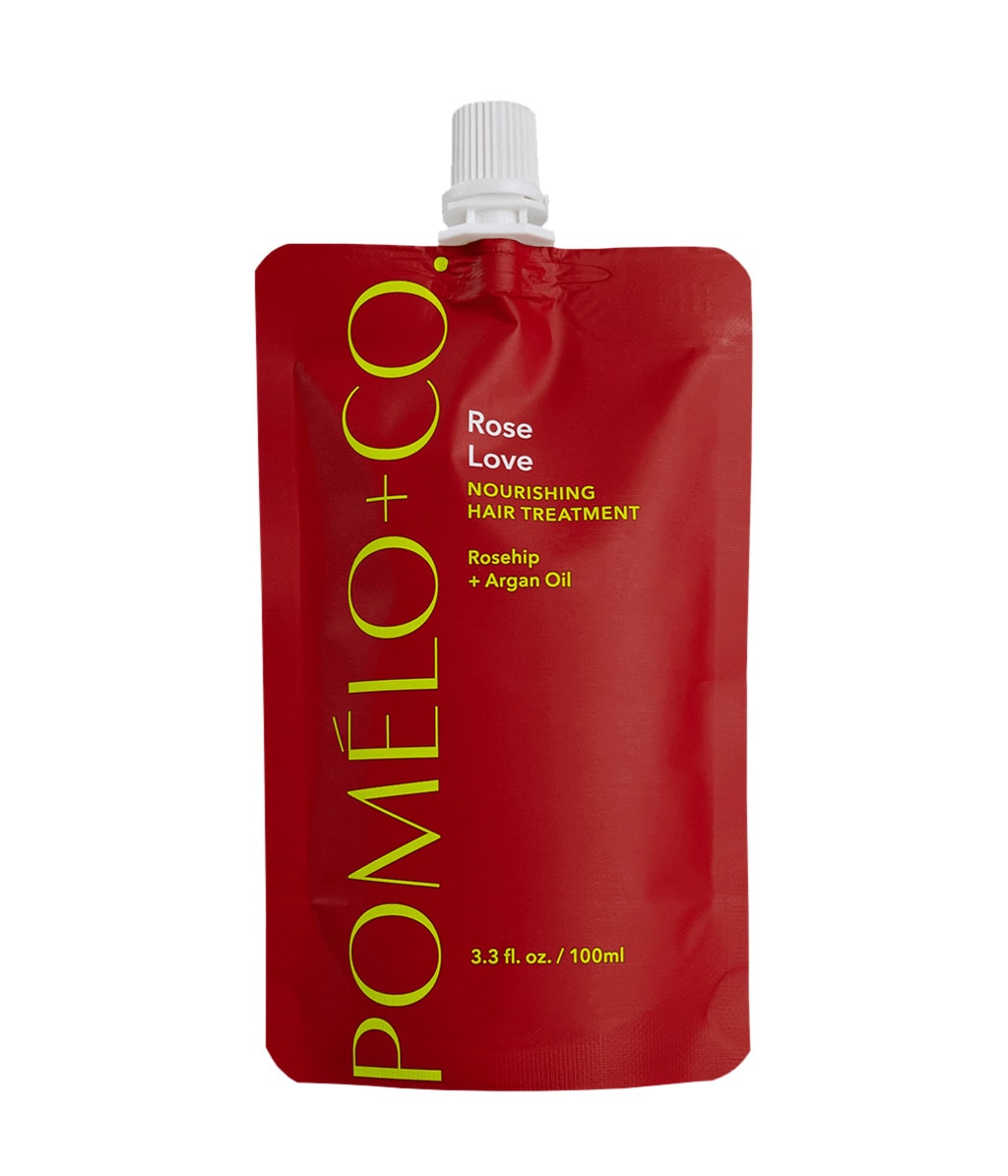 Маска для волос Pomelo+Co Rose Love питательная, восстанавливающая, для сухих и повреждённых волос, 100 мл