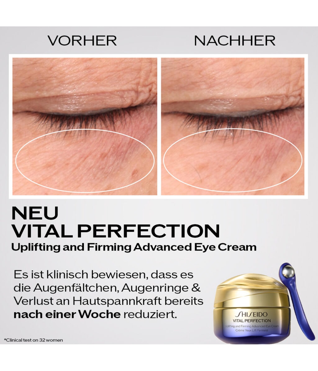 Immagine prodotto 3 di 6, Shiseido Vital Perfection Crema per il contorno occhi