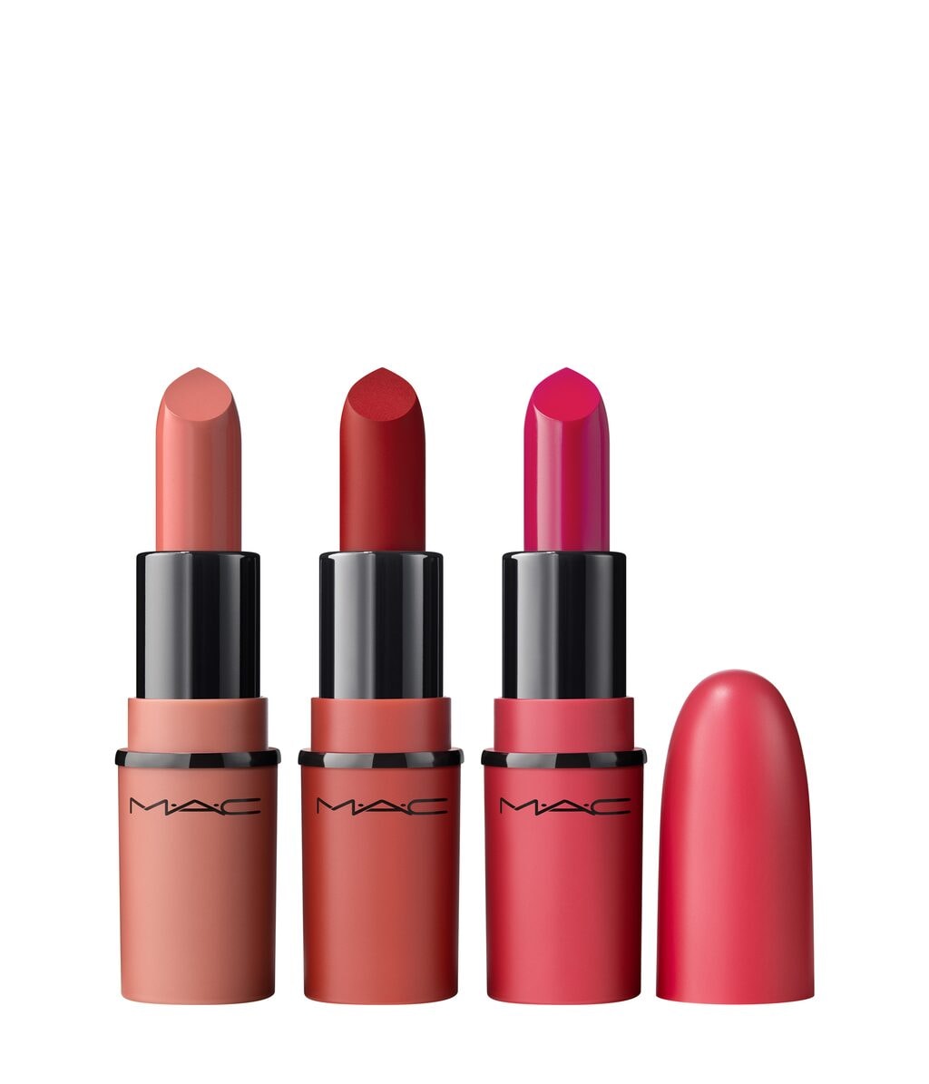 Набор для губ MAC Satin Soiree Mini Lip Trio, 3 сатиновые мини-помады — фото 2