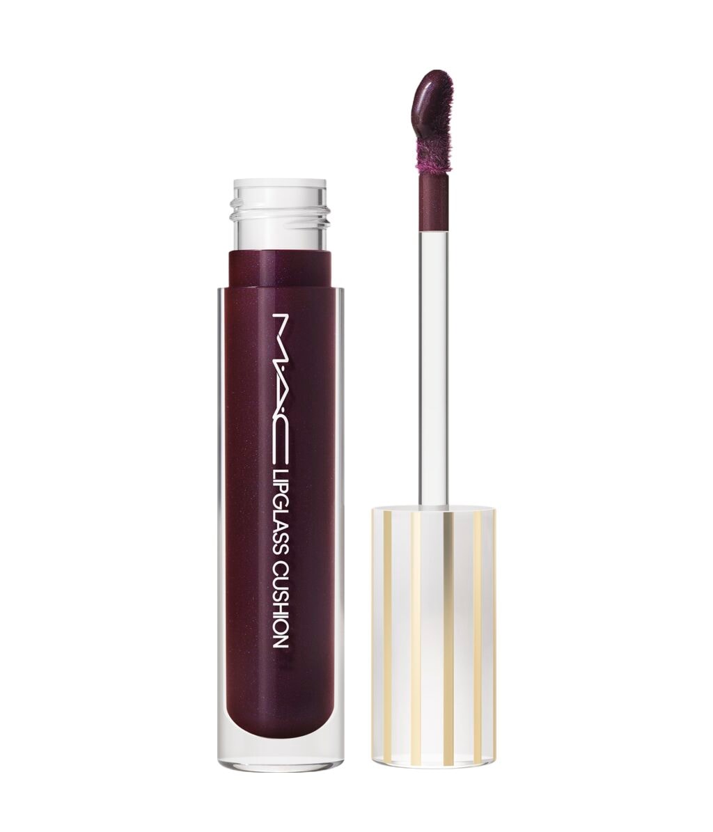 Масло для губ MAC Lipglass Cushion High-Pigment пигментированное, с блеском, оттенок Grapesicle