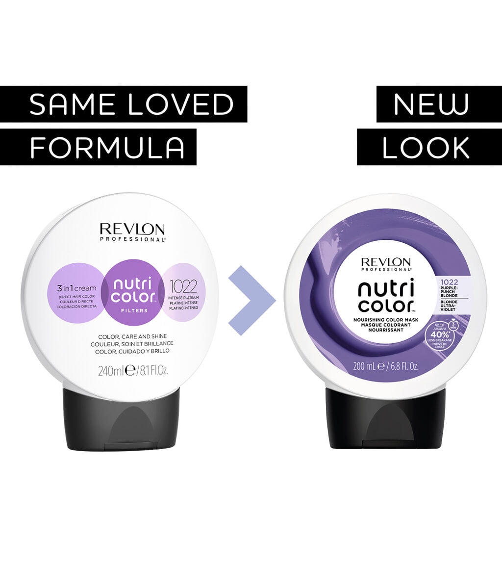 Тонирующая маска для волос Revlon Professional Nutri Color, с уходом, оттенок 1022, 200 мл — фото 2