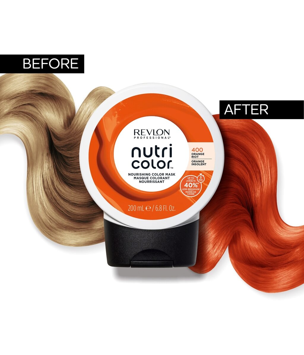 Тонирующая маска для волос Revlon Professional Nutri Color, с уходом, оттенок 400, 200 мл — фото 6