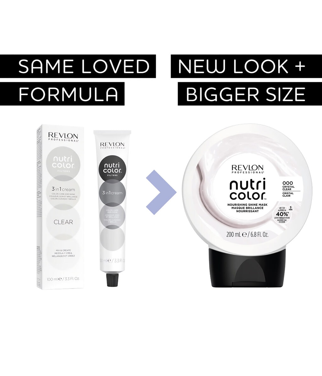 Тонирующая маска для волос Revlon Professional Nutri Color, с уходом, оттенок 000, 200 мл — фото 2