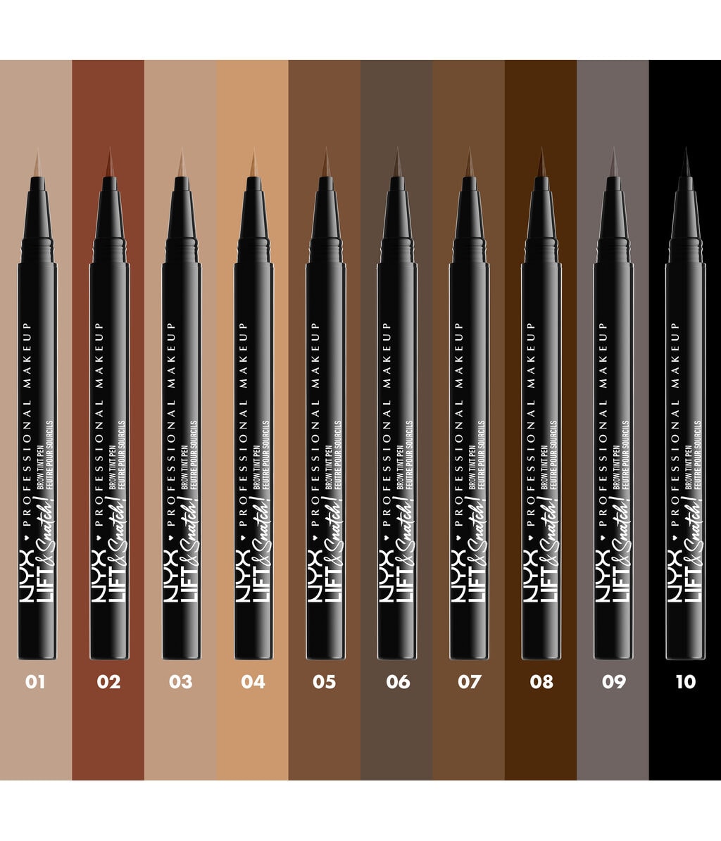 Маркер для бровей NYX Professional Makeup Lift & Snatch Brow Tint Pen, оттенок 04 Soft Brown, 1 мл — фото 6