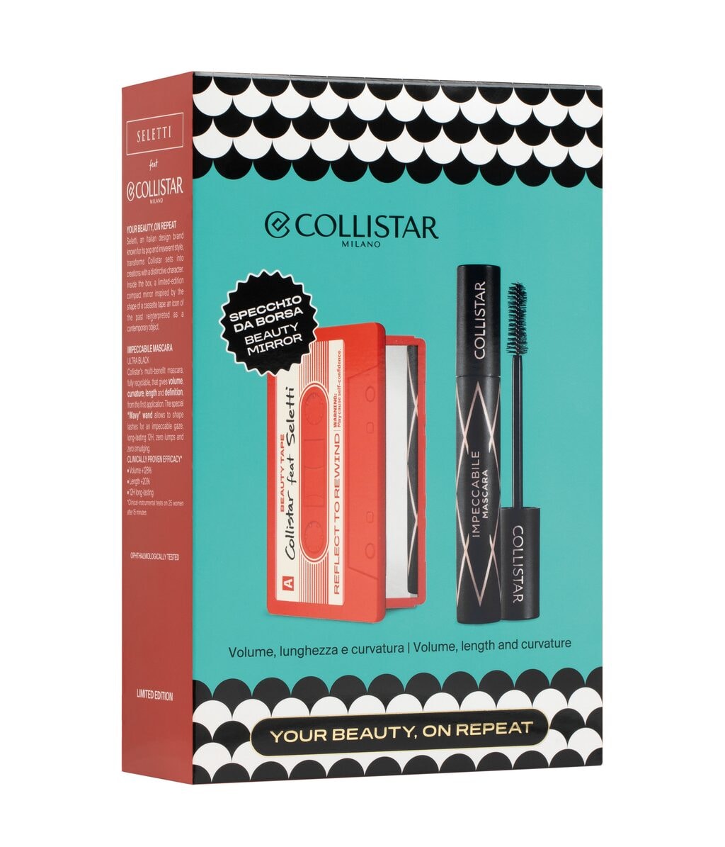 Набор с тушью для ресниц Collistar Impeccabile x Seletti с зеркальцем, оттенок Black, 14 мл — фото 3
