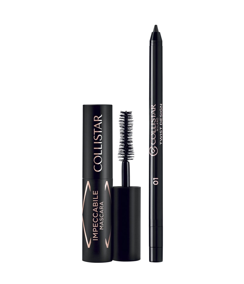 Набор для макияжа глаз Collistar Mini Impeccabile Mascara мини-тушь и карандаш для глаз — фото 2