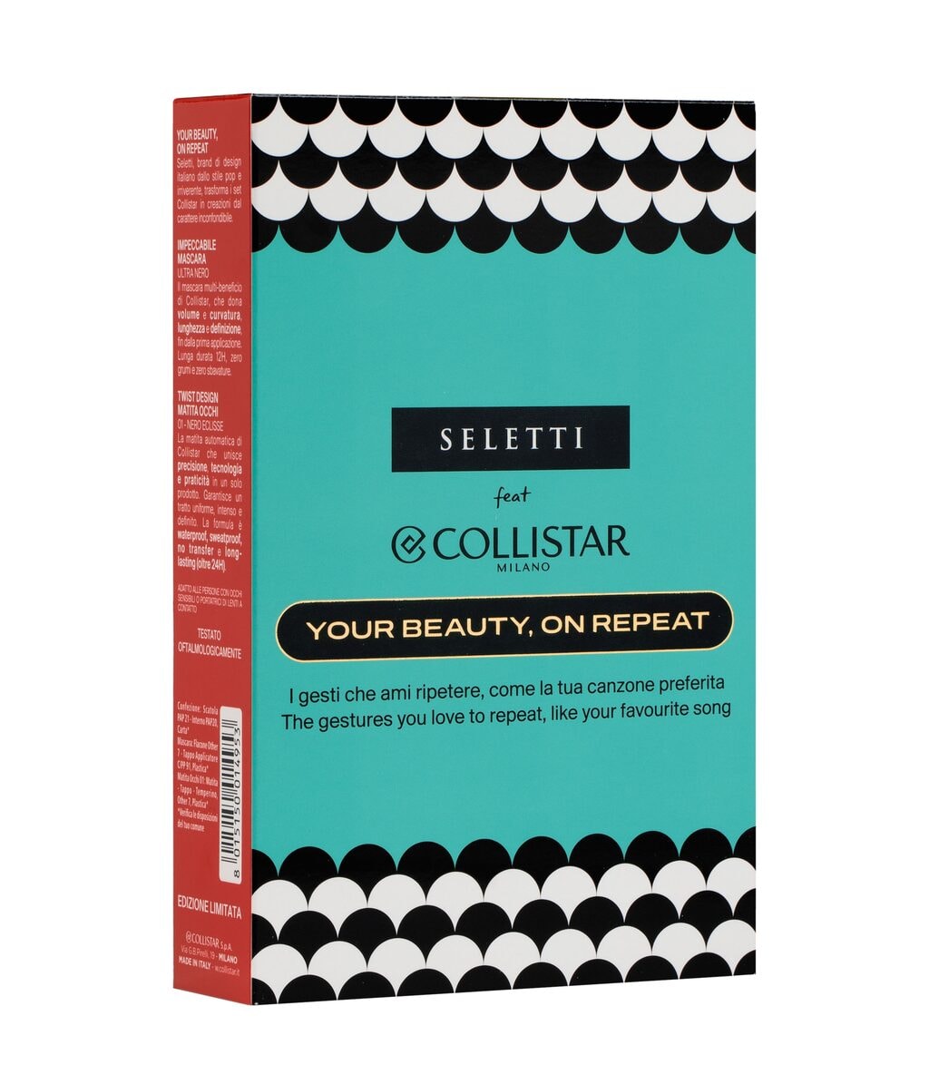 Набор для макияжа глаз Collistar Mini Impeccabile Mascara мини-тушь и карандаш для глаз — фото 4