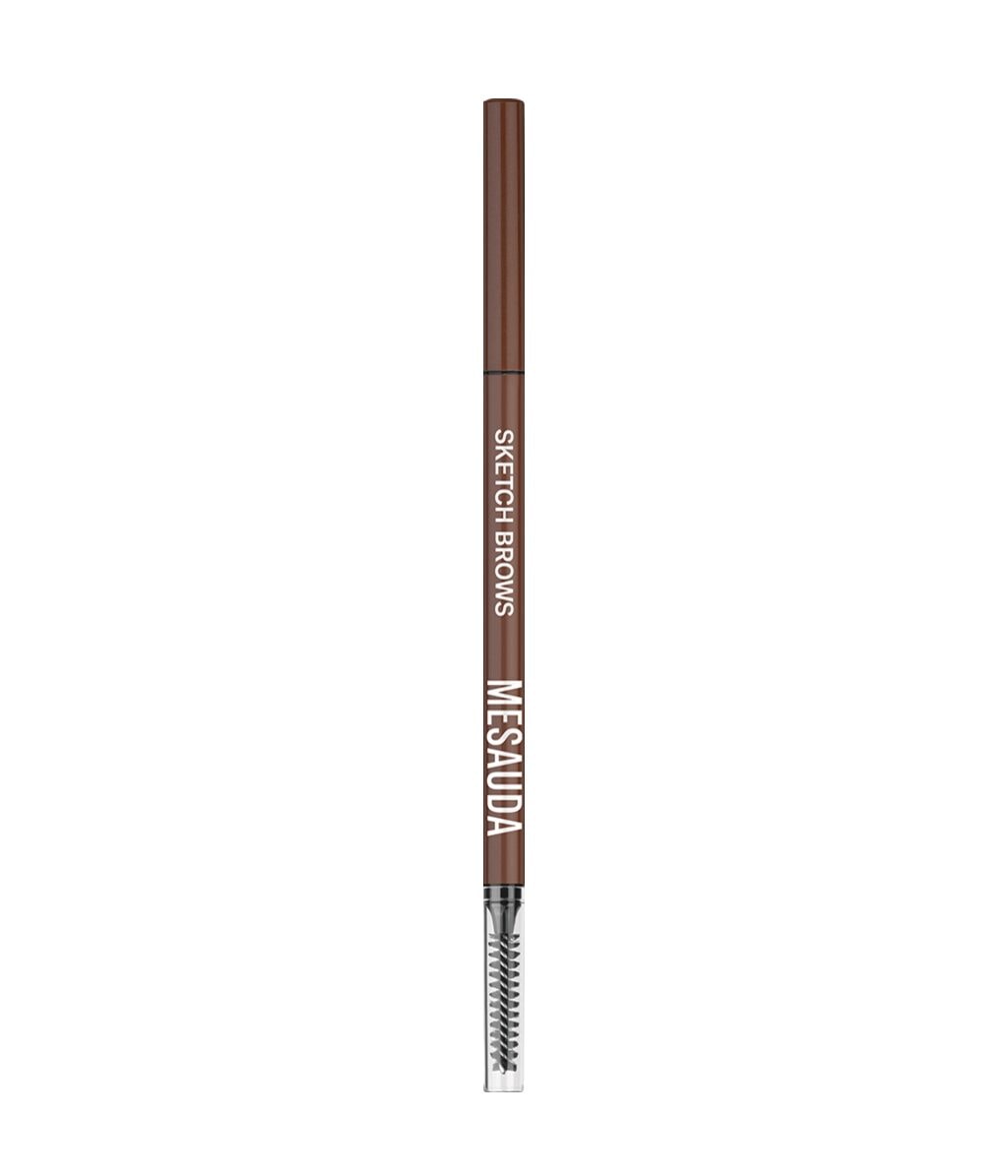 Карандаш для бровей Mesauda Beauty Sketch Brows водостойкий, автоматический, оттенок Auburn, 0,09 г — фото 2
