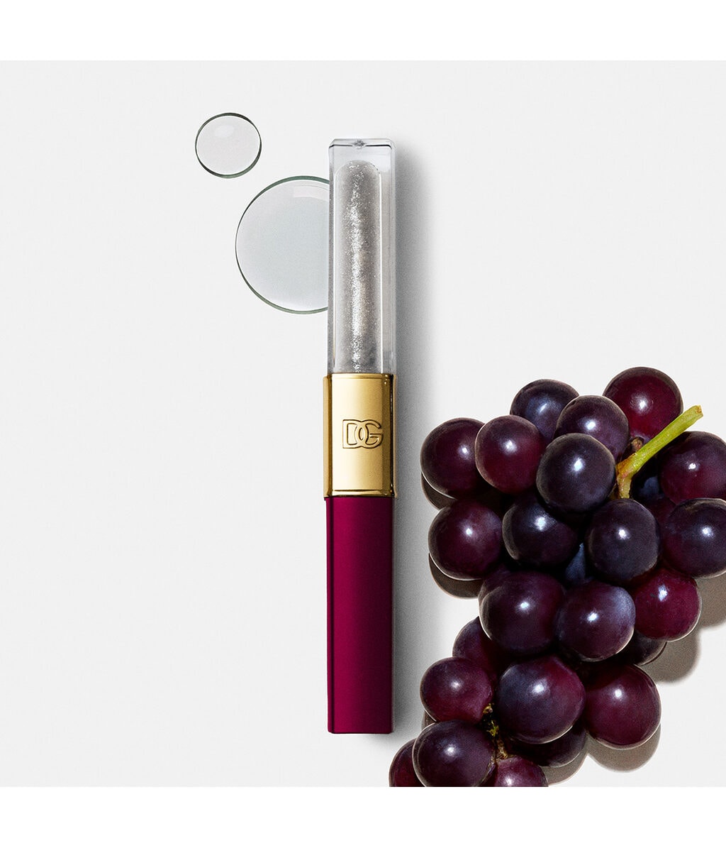Помада-блеск для губ Dolce&Gabbana Make It Double двусторонняя, оттенок 06 Grape, 4 мл — фото 6