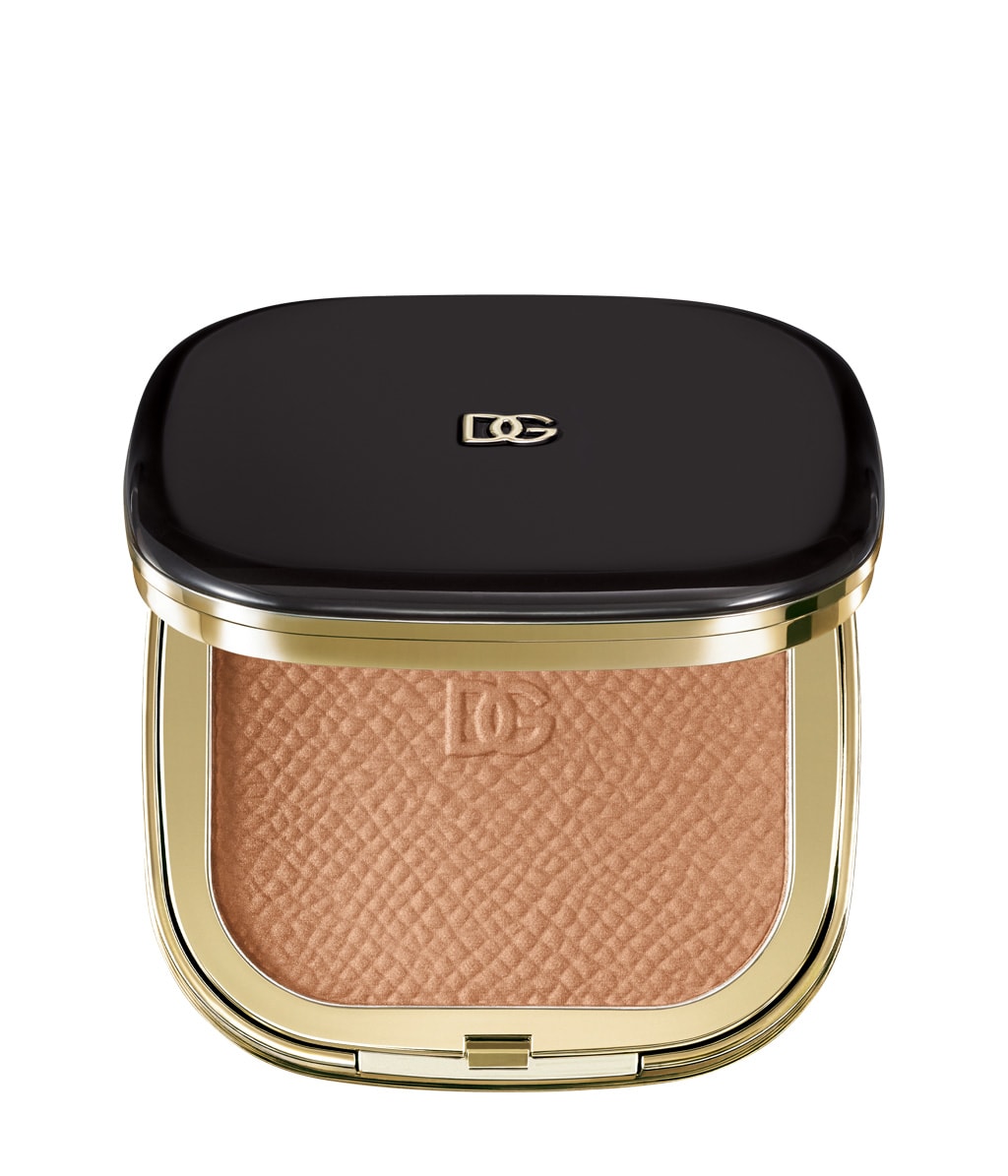 Бронзер Dolce&Gabbana Face&Eyes Match стойкий, разглаживающий, оттенок 02 - Light Medium