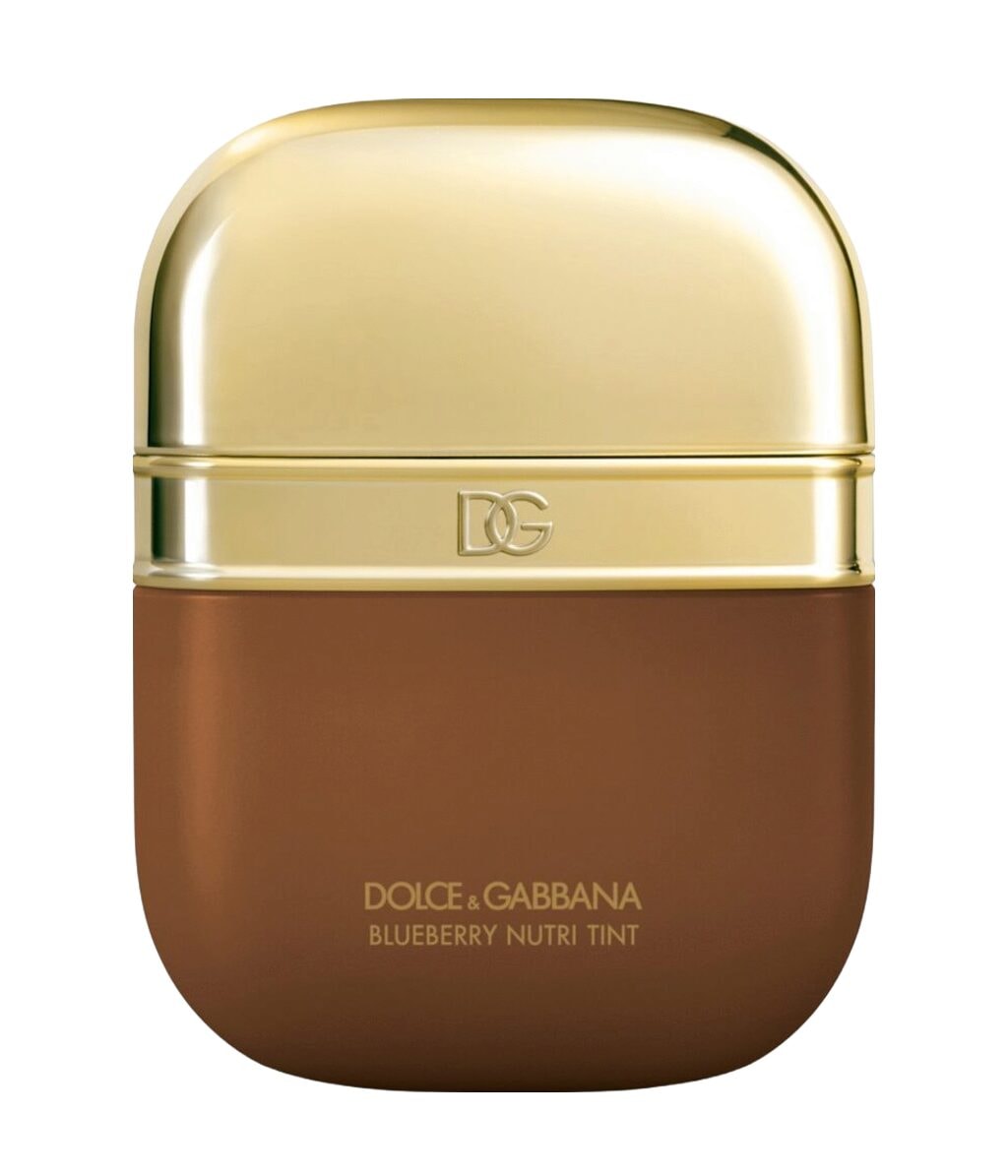 Тонирующий крем Dolce&Gabbana Blueberry Nutri-Tint сияющий, лёгкое покрытие, оттенок 31N - Medium Deep