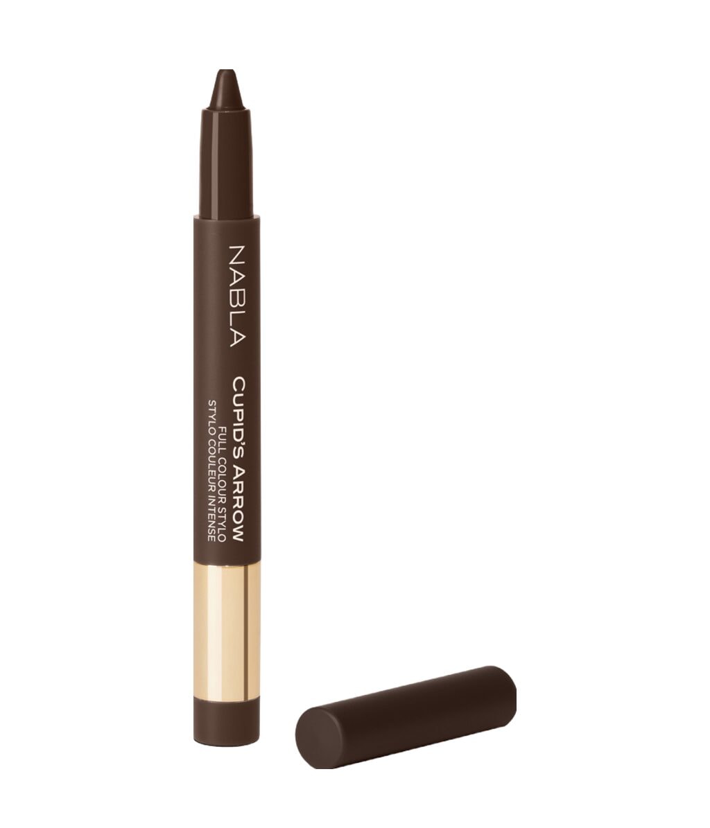 Карандаш для глаз Nabla Cupid's Arrow Longwear Stylo, стойкий, кремовый, оттенок 11 Deep Brown, 0,8 г