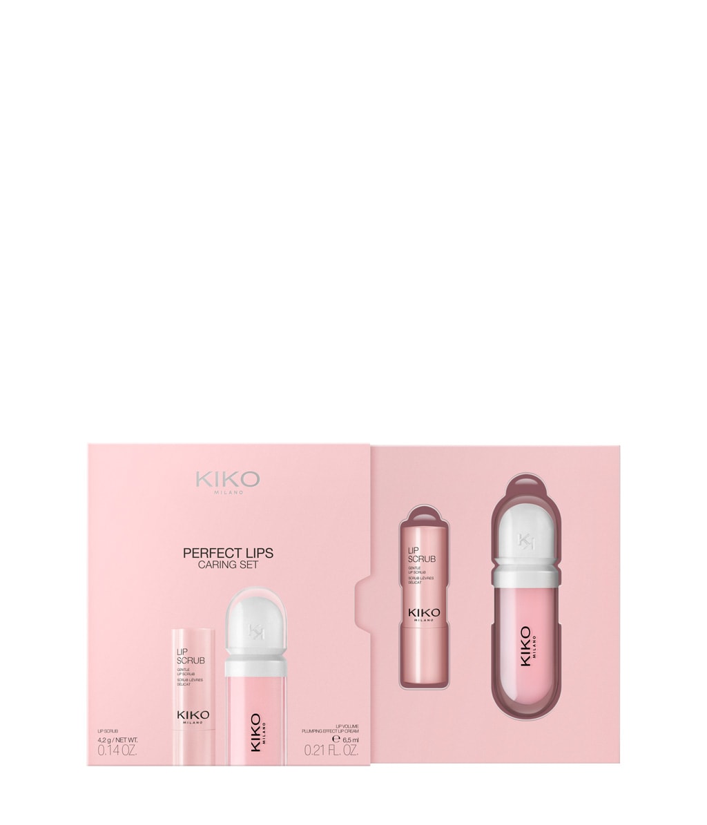 Набор для губ Kiko Milano Perfect Lips Caring Set скраб и крем для губ