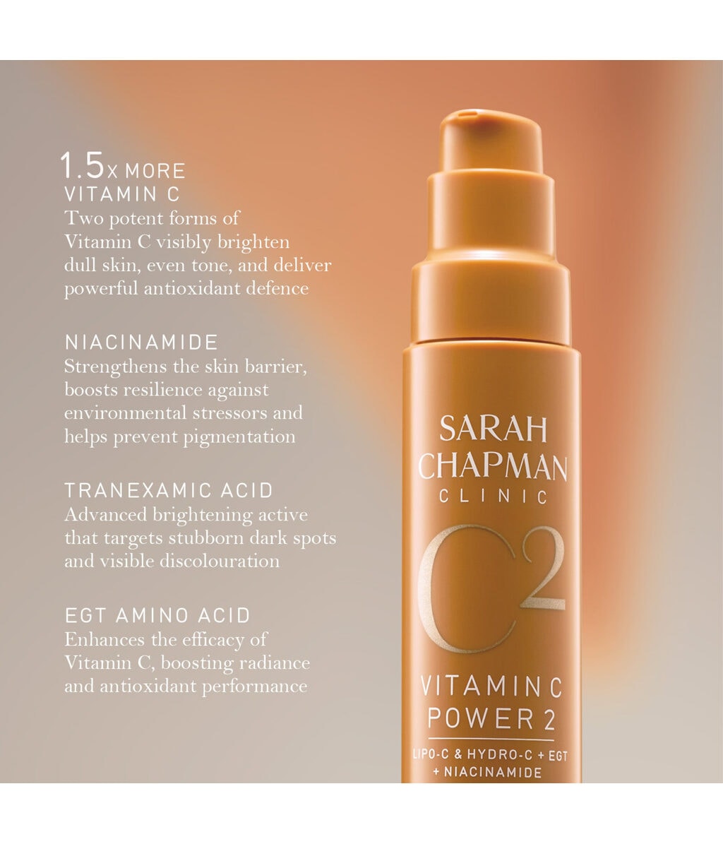 Сыворотка для лица Sarah Chapman Vitamin C Power 2 Serum, с витамином C, антивозрастная, 30 мл — фото 3