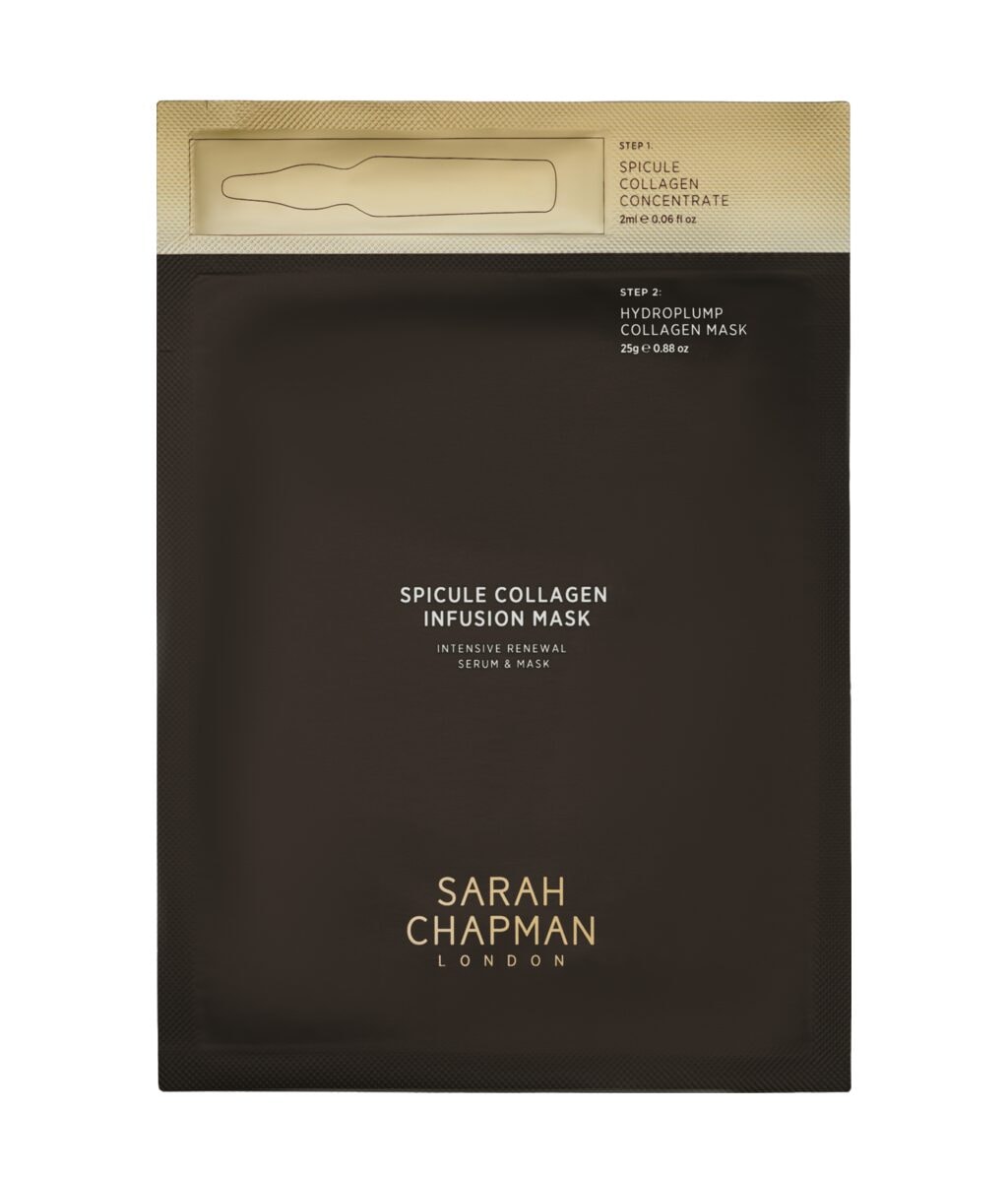 Маска для лица Sarah Chapman Spicule Collagen Mask Infusion Mask двухэтапная, с коллагеном, 1 шт