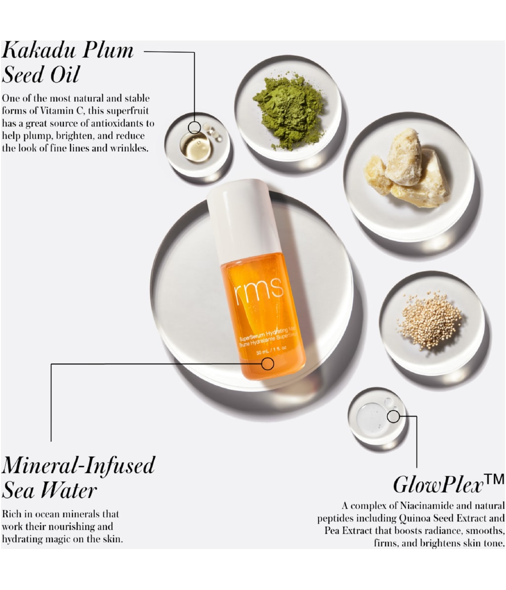 Мист-сыворотка для лица RMS Beauty SuperSerum Hydrating Mist, двухфазная, увлажняющая, 30 мл — фото 6