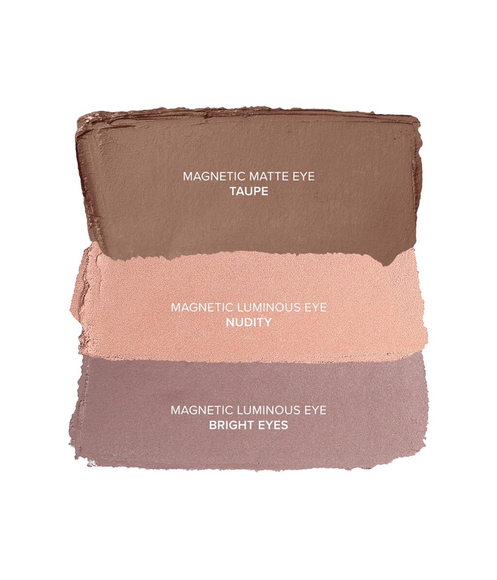 Набор для макияжа глаз Nudestix Bright Nude Eyes Mini Kit, 3 карандаша, сияющие и матовые — фото 2