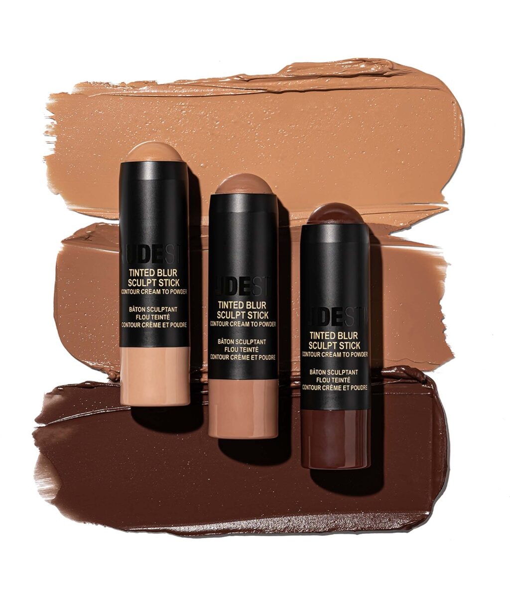 Бронзер Nudestix Tinted Blur Sculpt Stick в стике, матовый, оттенок Neutral Medium, 6,2 г — фото 3