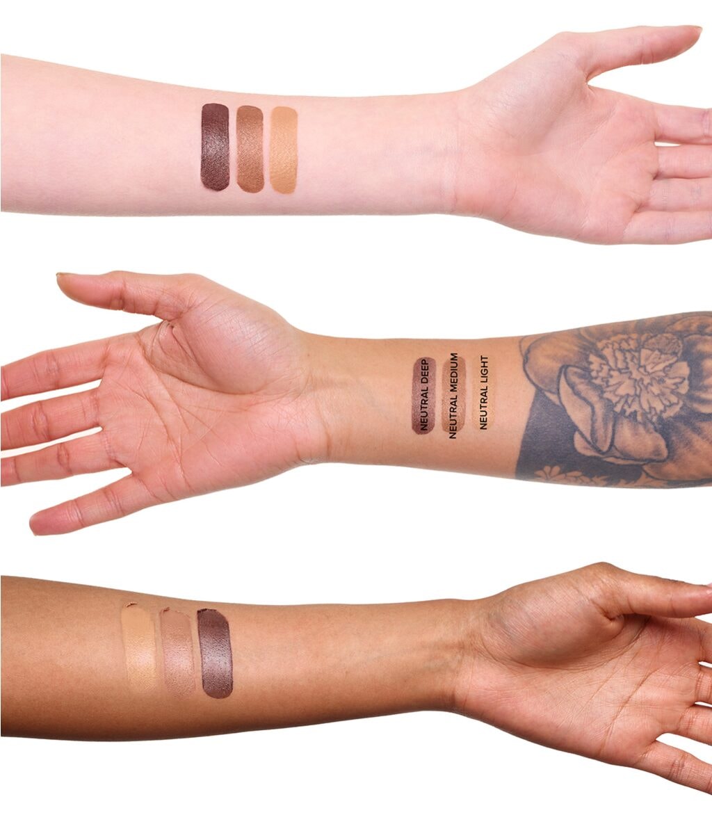 Бронзер Nudestix Tinted Blur Sculpt Stick в стике, матовый, оттенок Neutral Medium, 6,2 г — фото 6
