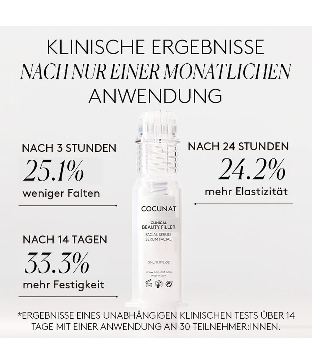 Сыворотка для лица Cocunat Clinical Beauty Filler Serum с микроигольным аппликатором, антивозрастная, для зрелой кожи, 5 мл — фото 3