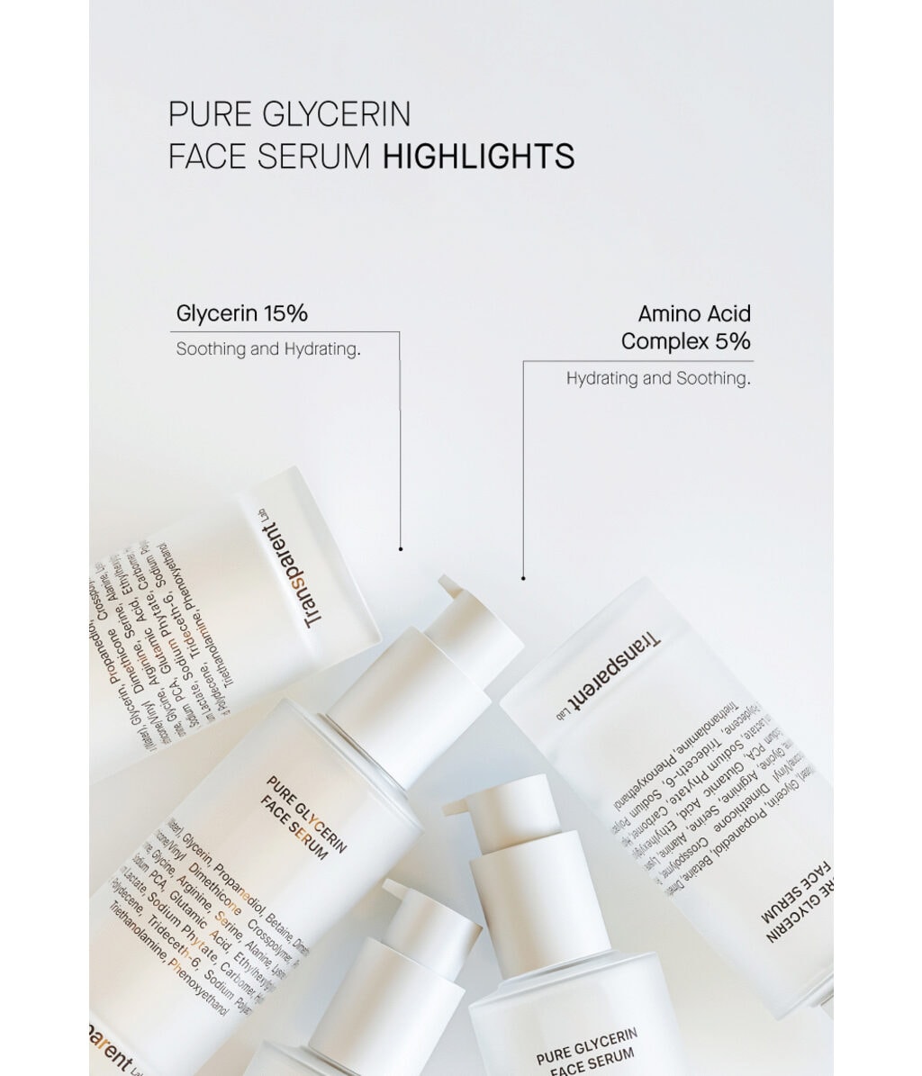 Produktbild 5 von 6, Transparent Lab Pure Glycerin Gesichtsserum