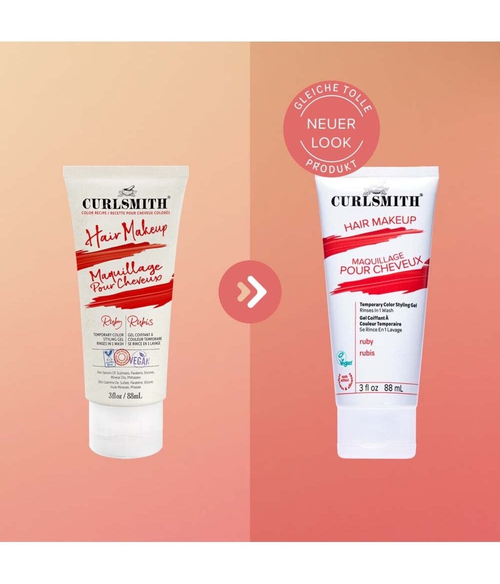 Оттеночный гель для волос Curlsmith Hair Make Up оттенок Ruby, для вьющихся волос, 88 мл — фото 5