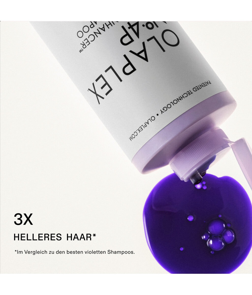 Оттеночный шампунь Olaplex No.4P Blonde Enhancer против желтизны, восстанавливающий, для светлых волос, 1000 мл — фото 4