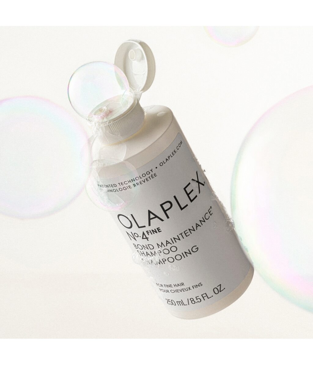 Шампунь Olaplex No.4 Fine Bond Maintenance восстанавливающий, для тонких волос, 100 мл — фото 3