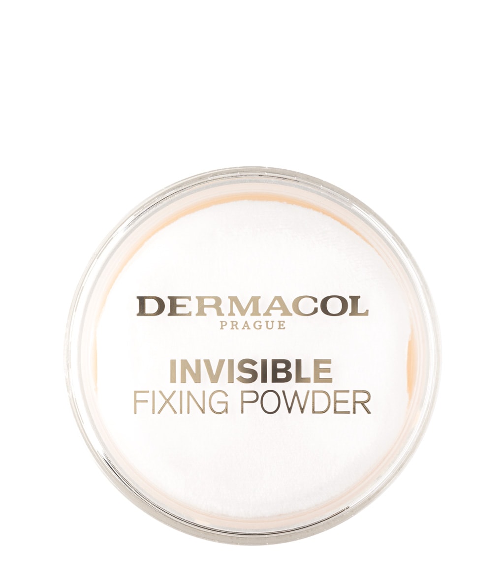 Рассыпчатая пудра Dermacol Invisible Fixing Powder фиксирующая, прозрачная, оттенок White, 13 г