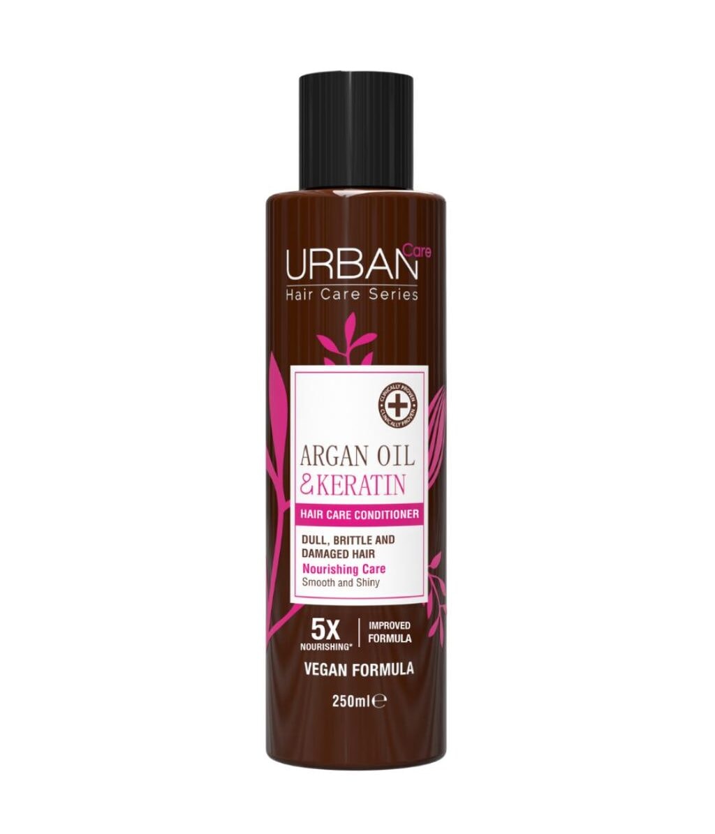 Шампунь Urban Care Arganoil & Keratin с аргановым маслом и кератином, для ломких и повреждённых волос, 350 мл