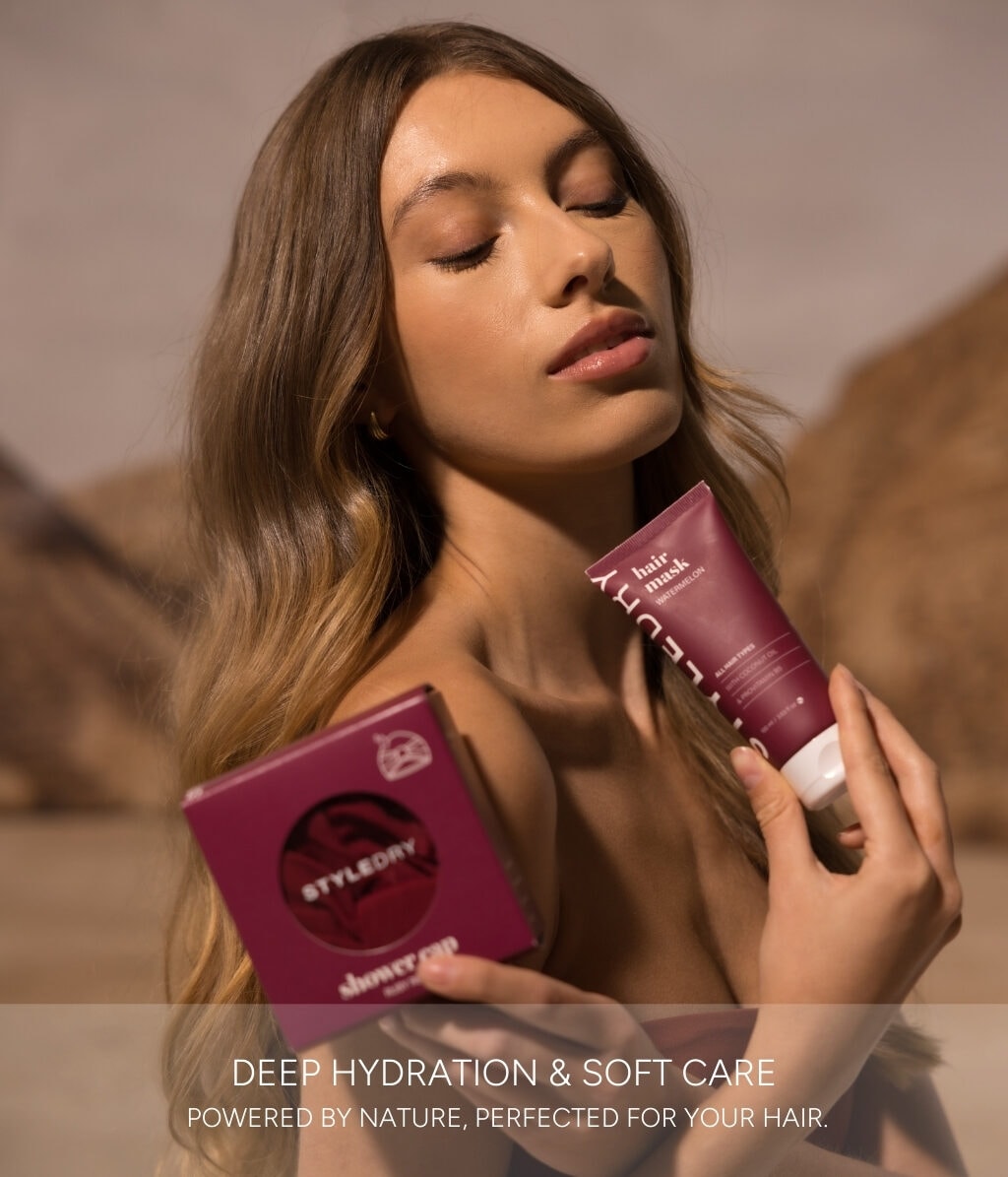 Маска для волос Styledry Watermelon Moisture & Shine увлажняющая, для сухих и повреждённых волос, 100 мл — фото 2