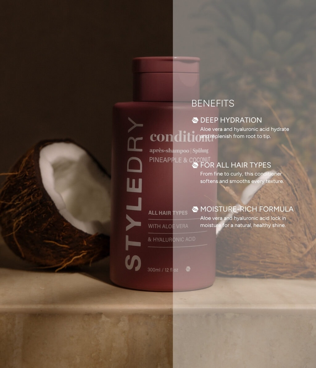 Кондиционер для волос Styledry Pineapple & Coconut Repair & Smooth увлажняющий, для блеска, 300 мл — фото 5