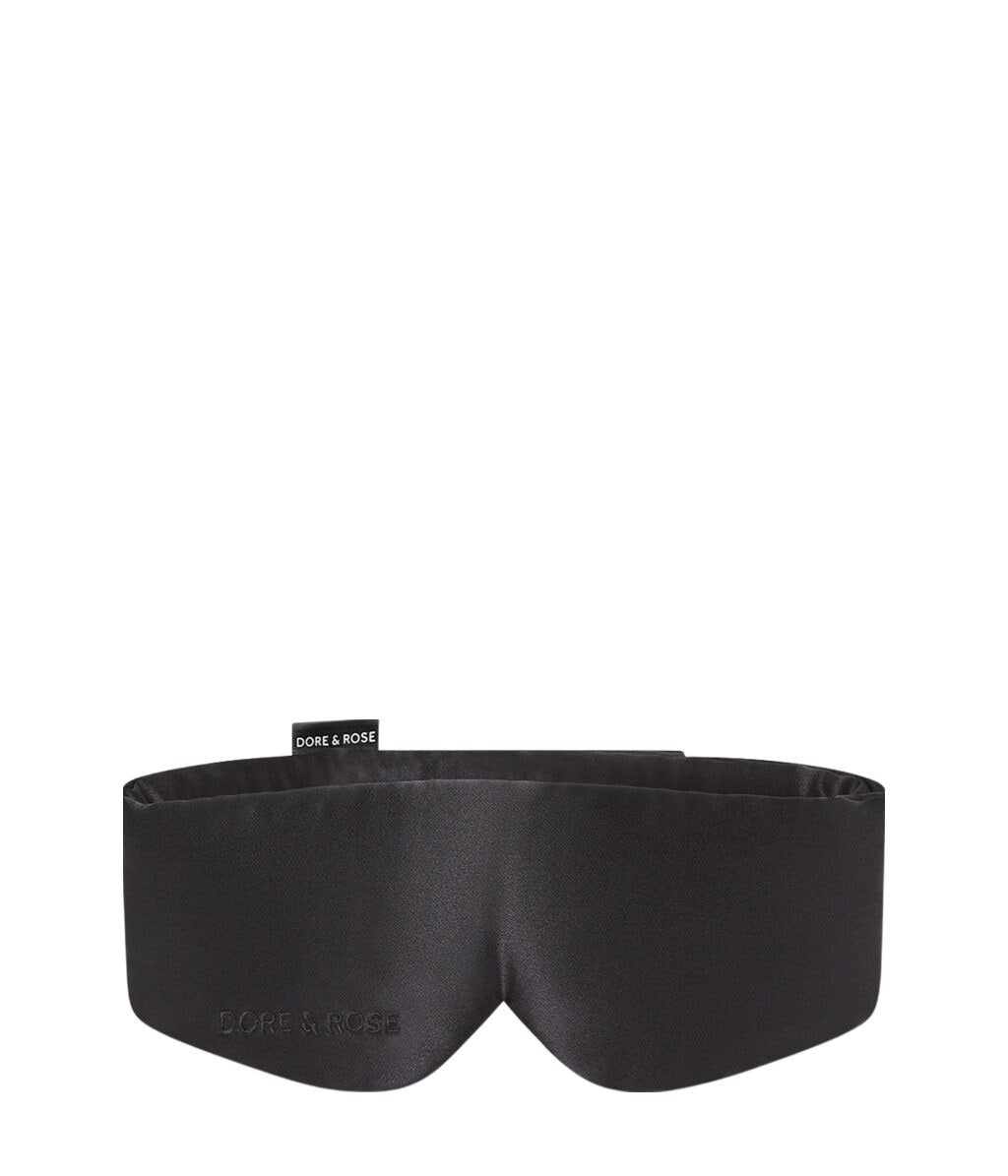Шёлковая маска для сна Dore & Rose Aura Mask Black, 1 шт — фото 2