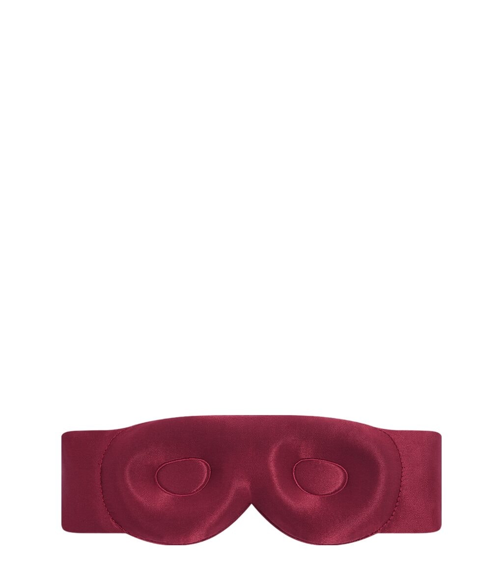 Шёлковая маска для сна Dore & Rose Aura Mask Burgundy, 1 шт — фото 3