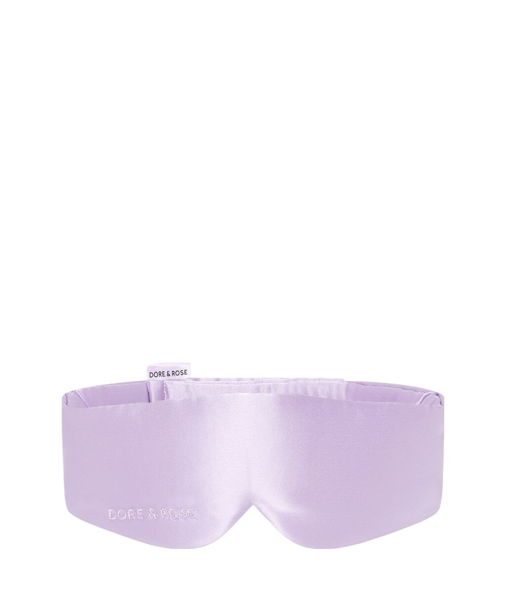 Шёлковая маска для сна Dore & Rose Aura Mask Purple, 1 шт — фото 2
