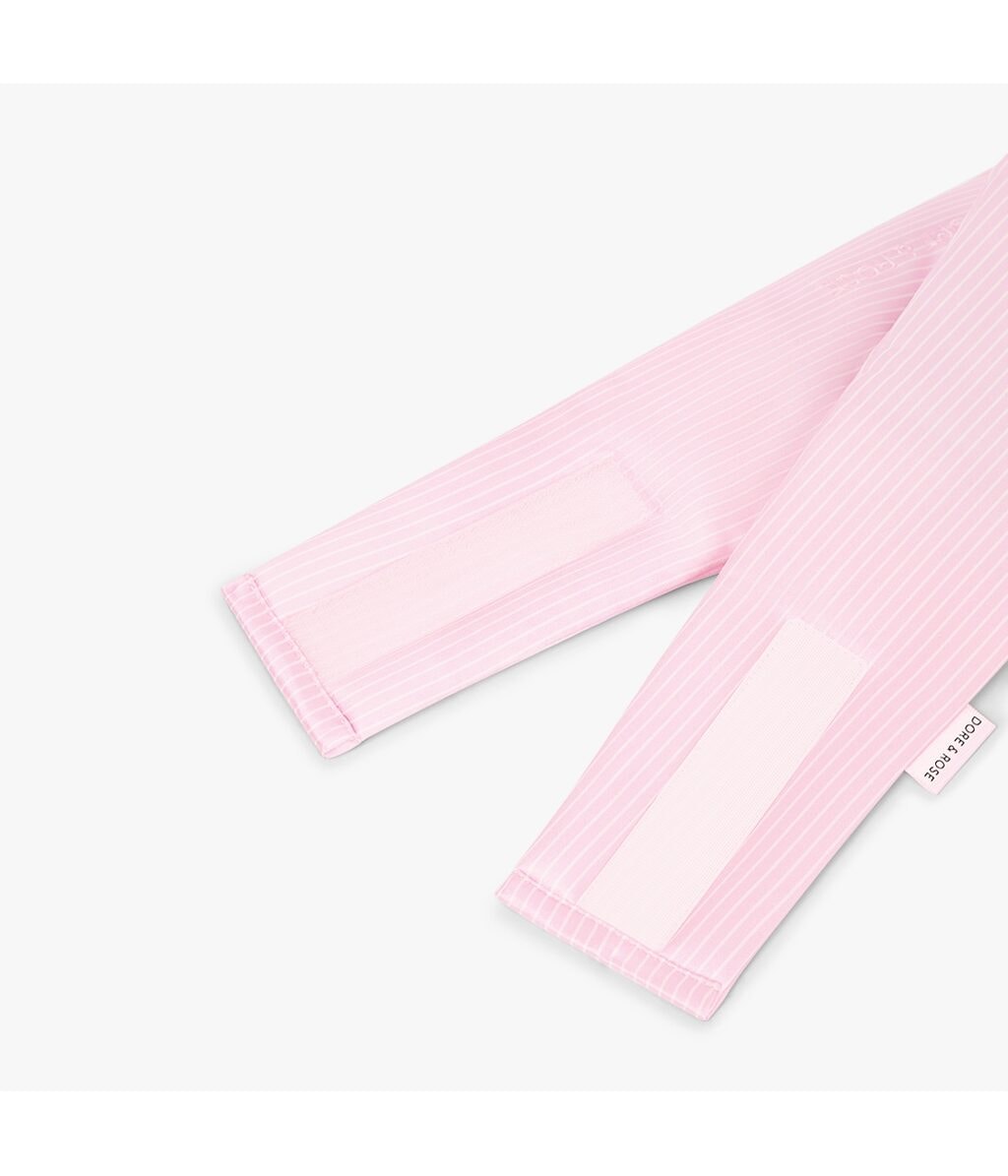 Шёлковая маска для сна Dore & Rose Deep Sleep Mask Stripe Pink, 1 шт — фото 2