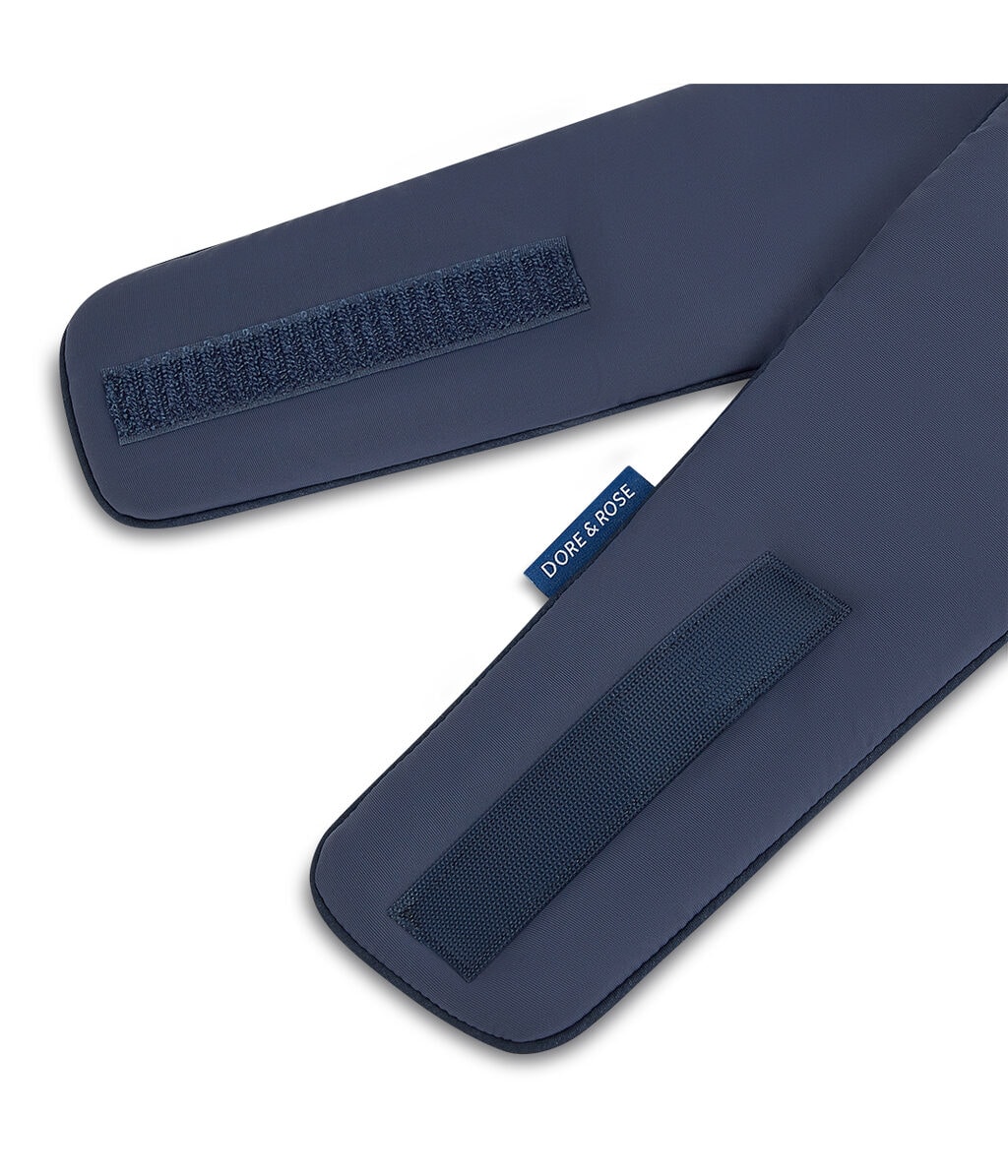 Шёлковая маска для сна Dore & Rose Cooling Deep Sleep Mask Navy Blue, 1 шт — фото 2