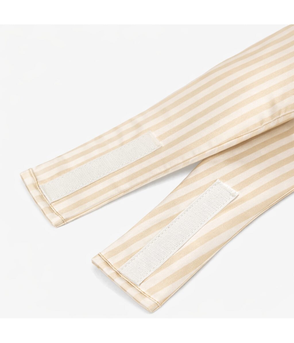 Шёлковая маска для сна Dore & Rose Deep Sleep Mask Brown Striped, 1 шт — фото 2