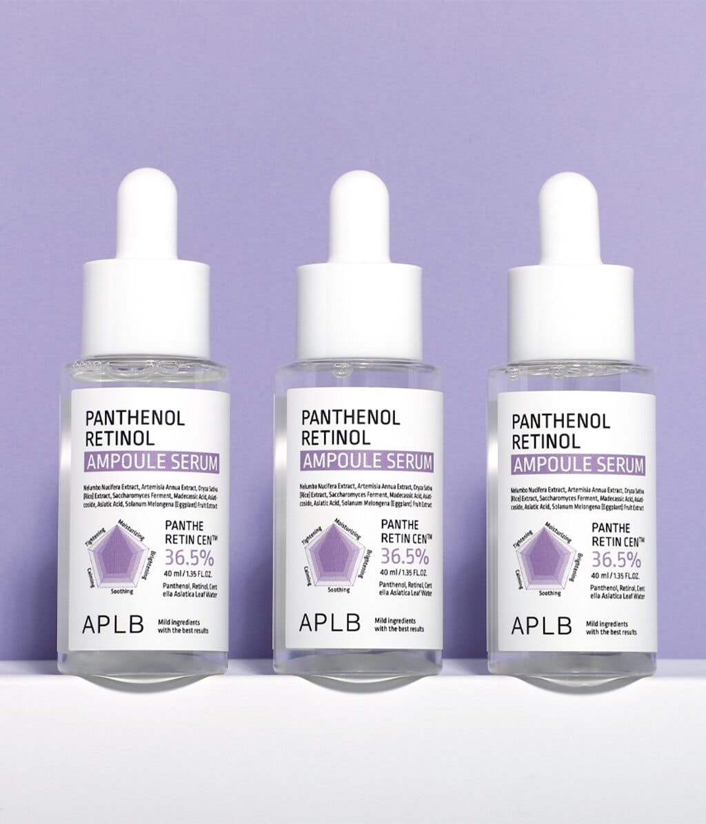 Ампульная сыворотка для лица APLB Panthenol Retinol Ampoule Serum питательная, для сухой и чувствительной кожи, 40 мл — фото 3