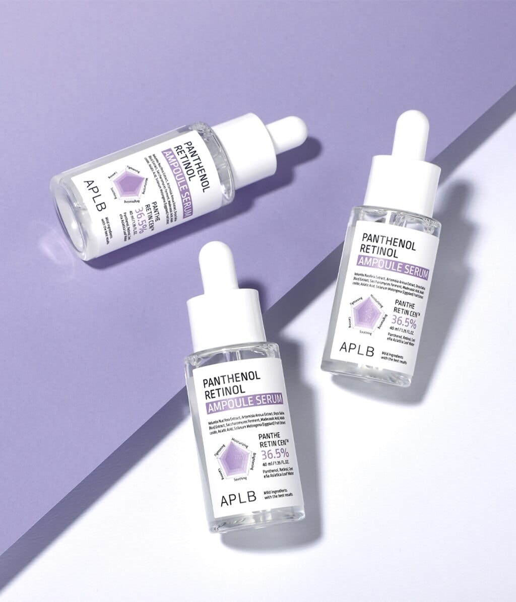 Ампульная сыворотка для лица APLB Panthenol Retinol Ampoule Serum питательная, для сухой и чувствительной кожи, 40 мл — фото 4
