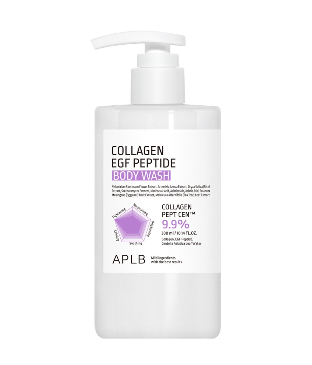 Гель для душа APLB Collagen EGF Peptide Body Wash, питательный, для упругости кожи, 300 мл