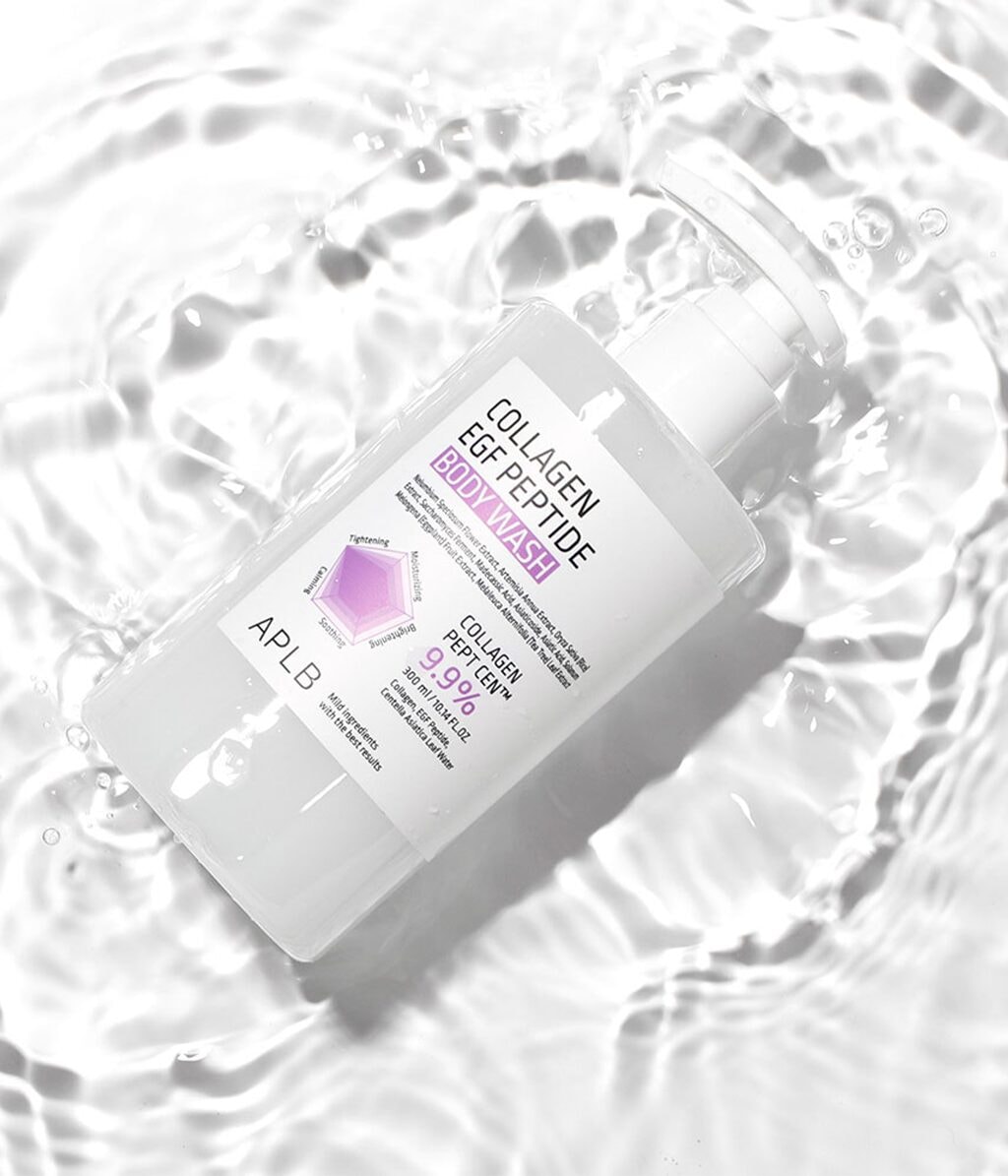 Гель для душа APLB Collagen EGF Peptide Body Wash, питательный, для упругости кожи, 300 мл — фото 5