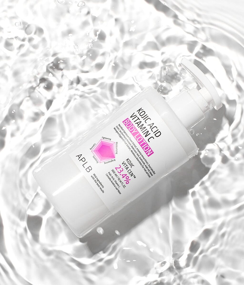 Лосьон для тела APLB Kojic Acid Vitamin C Body Lotion, выравнивает тон, против пигментации, 300 мл — фото 5