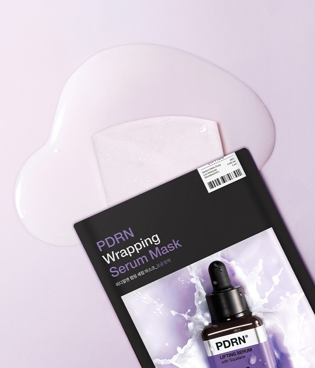 Тканевые маски для лица Mediheal PDRN Wrapping Serum Mask Lifting, сужают поры, для зрелой кожи, 10 шт — фото 4