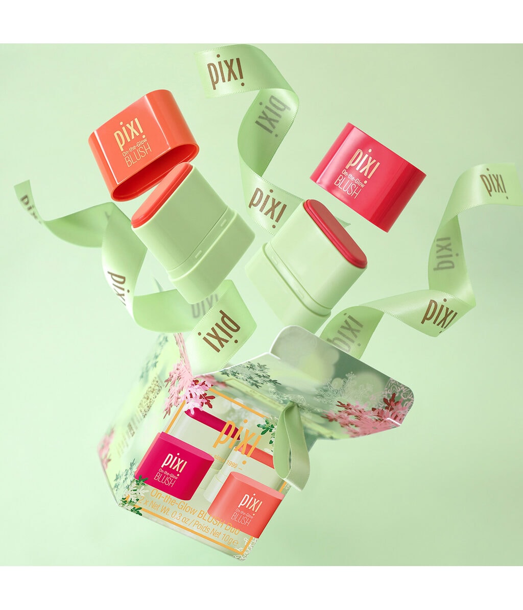 Кремовые румяна Pixi On-The-Glow Blush бальзам для щёк и губ, оттенок Juicy & Ruby, 10 г — фото 3