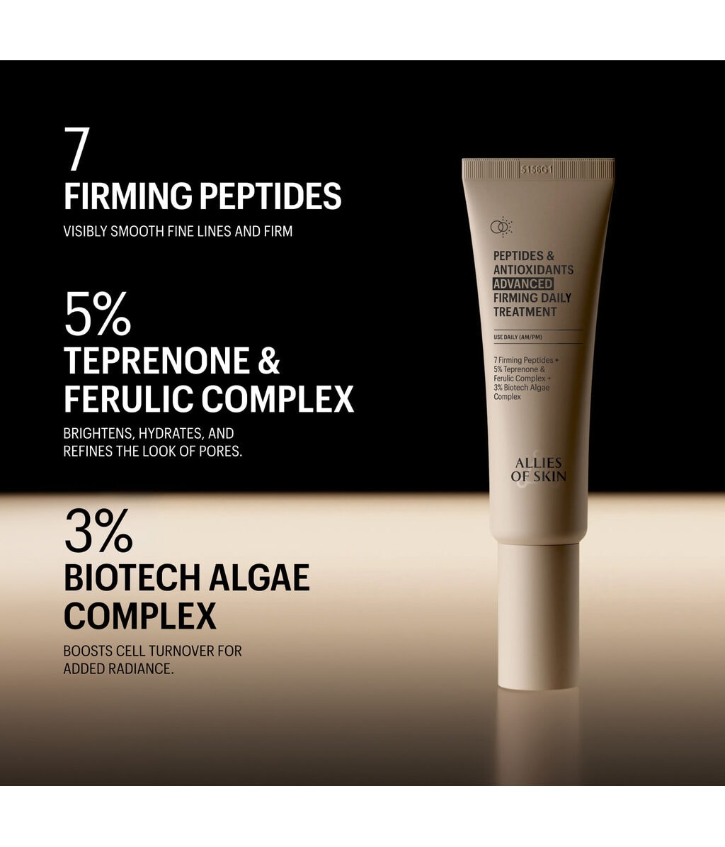 Крем для лица Allies of Skin Peptides & Antioxidants Advanced Firming Daily Treatment антивозрастной, 75 мл — фото 3